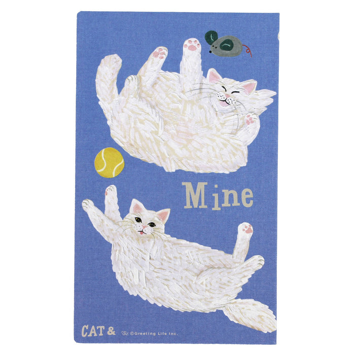 2027 B6 Slim Softcover Monthly Planner - Cat & Blue