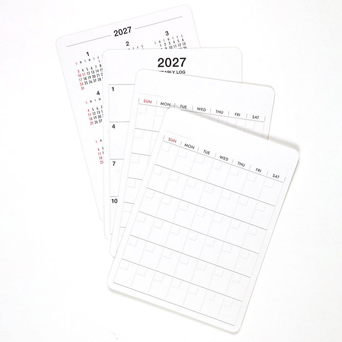 2027 Custom Diary Stickers - A5 - Sunday Start