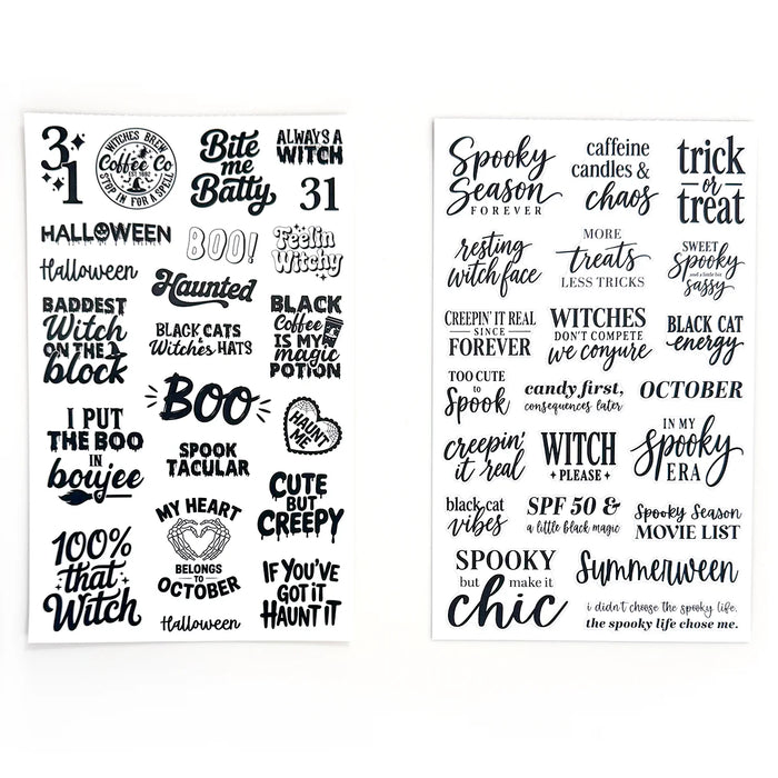 Chic Halloween Deluxe Sticker Book