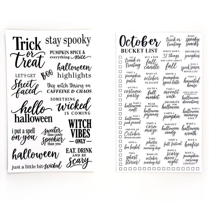 Chic Halloween Deluxe Sticker Book