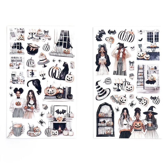Chic Halloween Deluxe Sticker Book