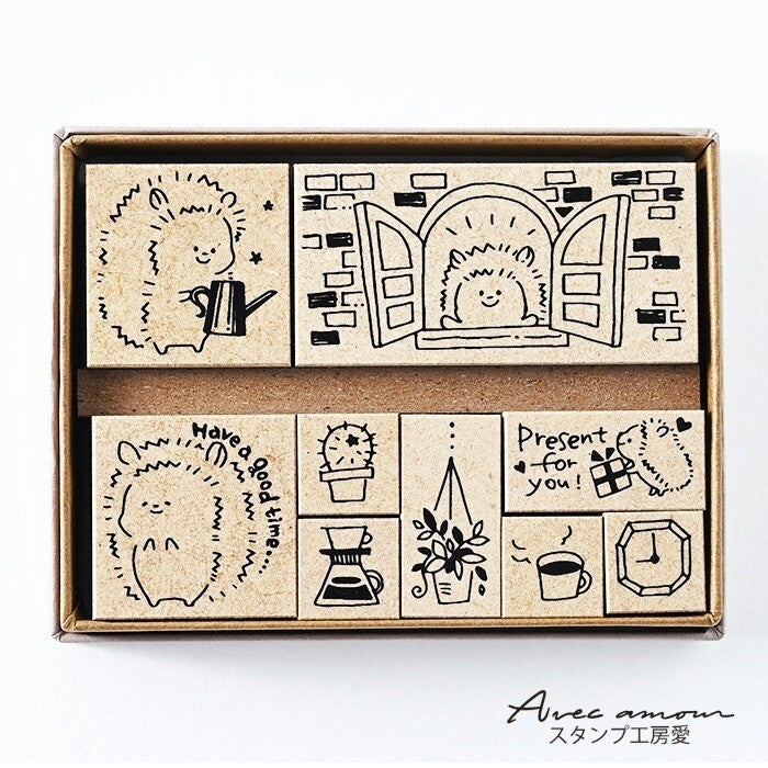 Stamp Set - Hedgehog