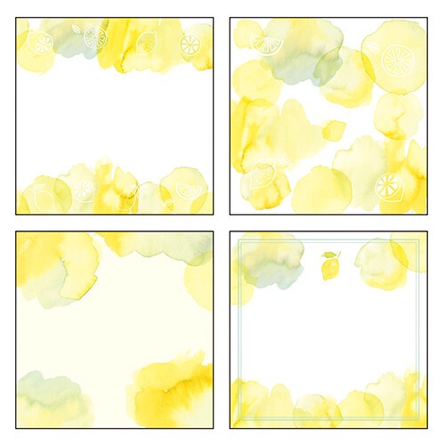 Yellow Lemon Memo Pad