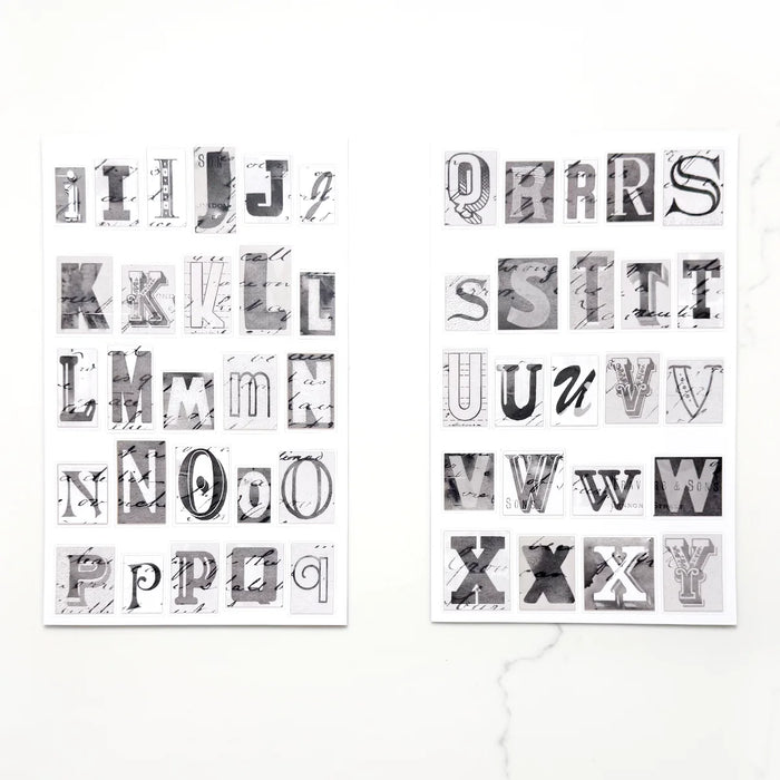 Collage Type Sticker Book