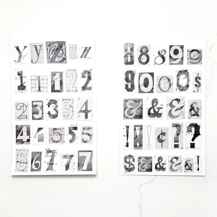 Collage Type Sticker Book