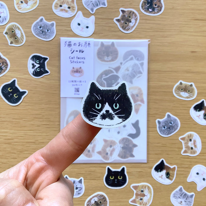 Cat Face Stickers