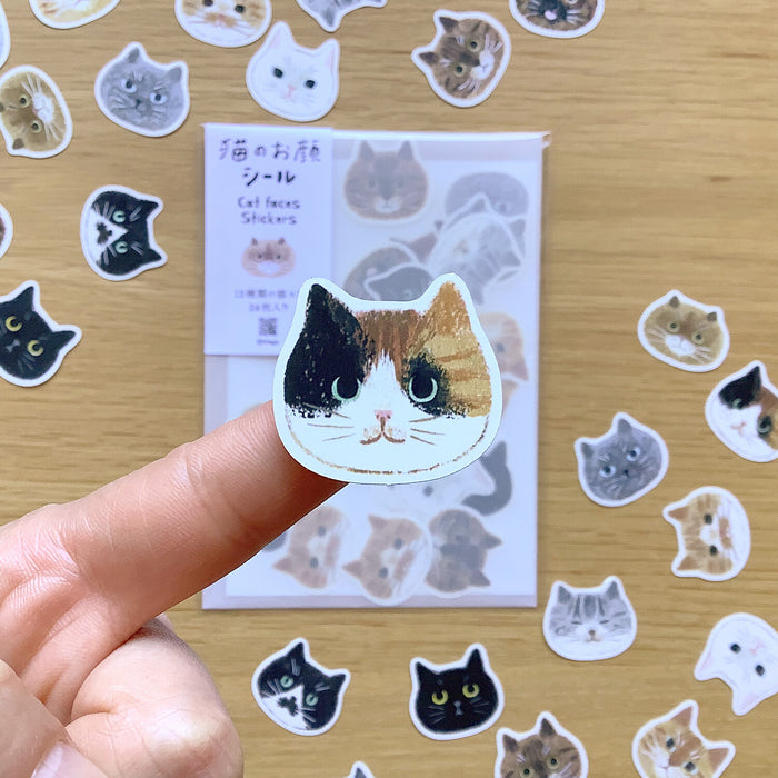 Cat Face Stickers