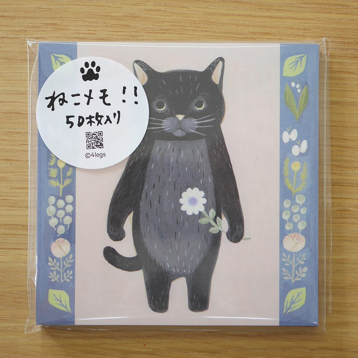 Cat Memo Pad - Black Cat