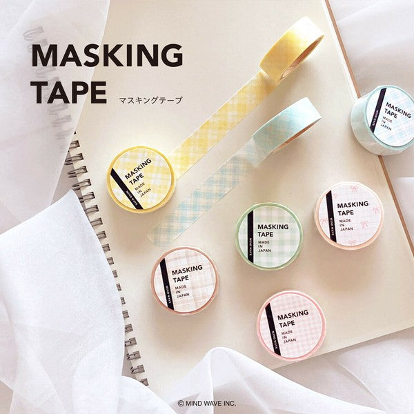 Mind Wave Japan Washi Tape - Check Pattern #19