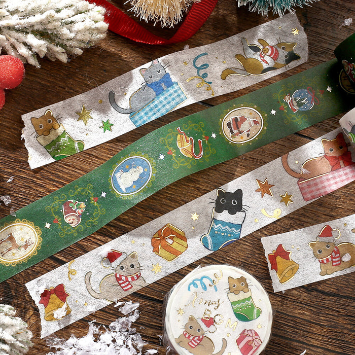 BGM Christmas Foil Washi Tape - Brooch