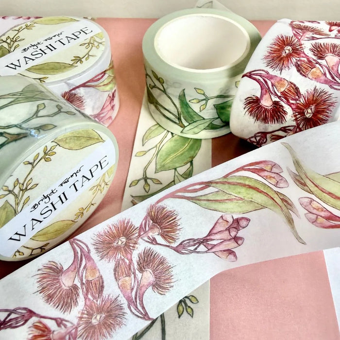 Red Flowering Gum Washi Tape - 30mm