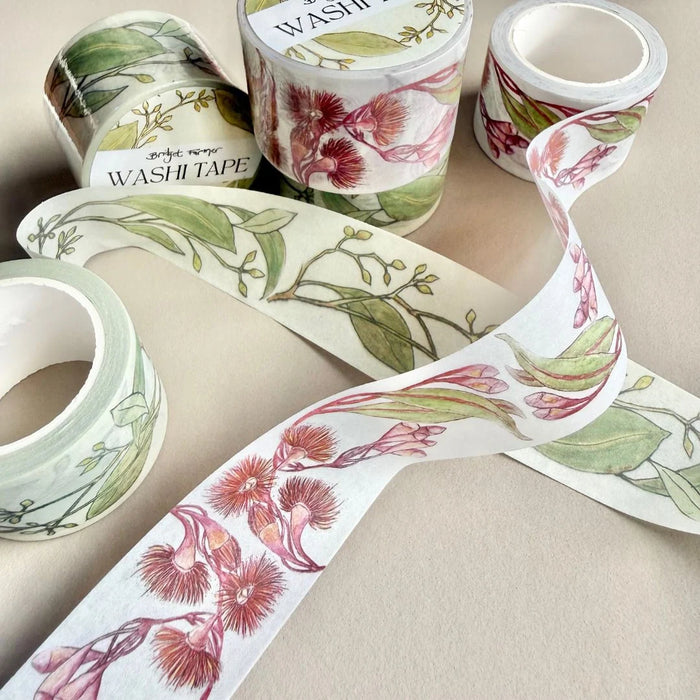 Red Flowering Gum Washi Tape - 30mm