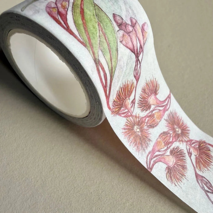 Red Flowering Gum Washi Tape - 30mm