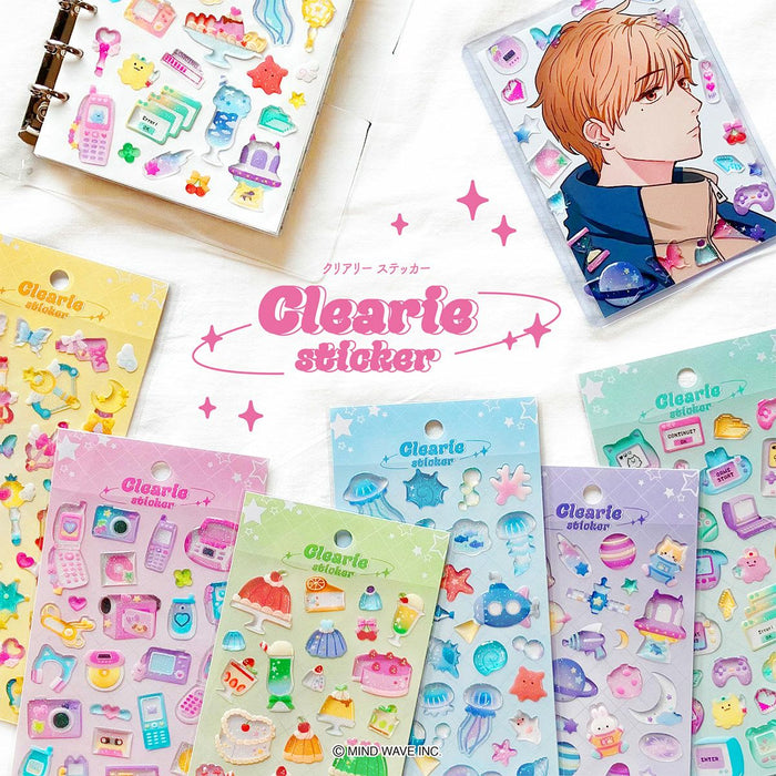 Mind Wave 'Clearie' Series Stickers - Planet