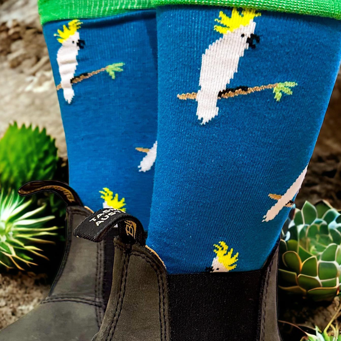 Sulphur-Crested Cockatoo Socks