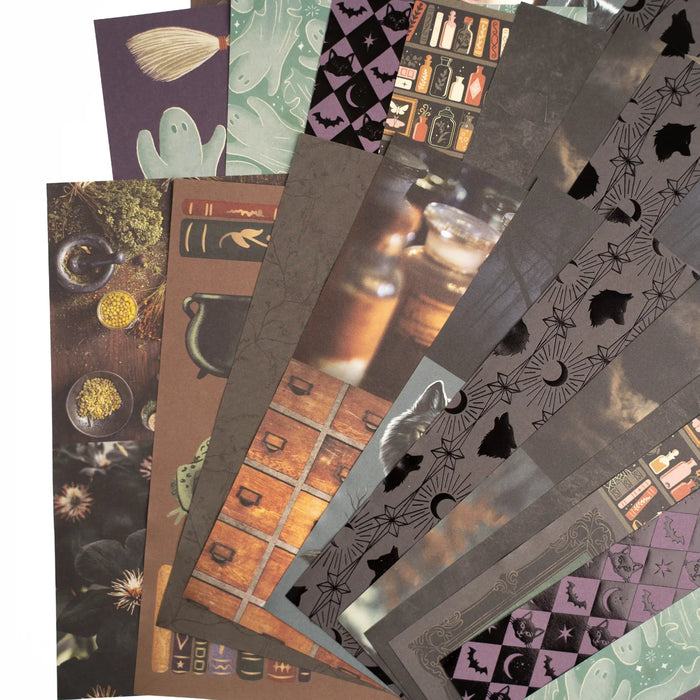 Mystic Magic Collage Paper Book