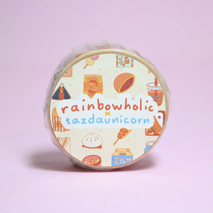 rainbowholic x Tazdaunicorn Washi Tape - Convenience Store Food