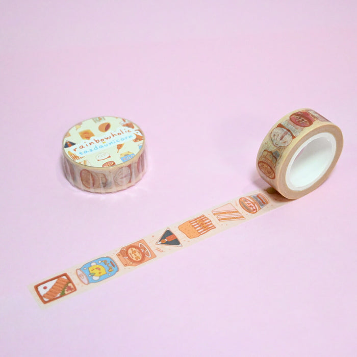 rainbowholic x Tazdaunicorn Washi Tape - Convenience Store Food