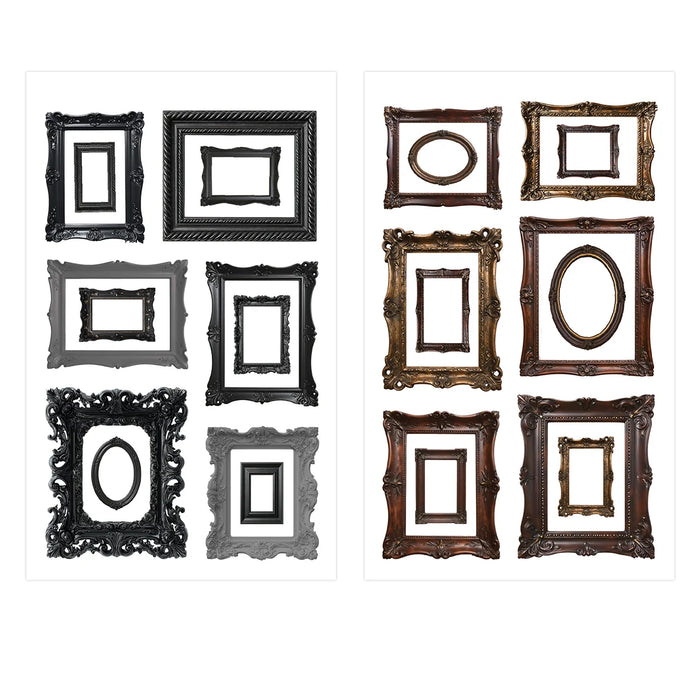 Decorative Frames PET Sticker Book