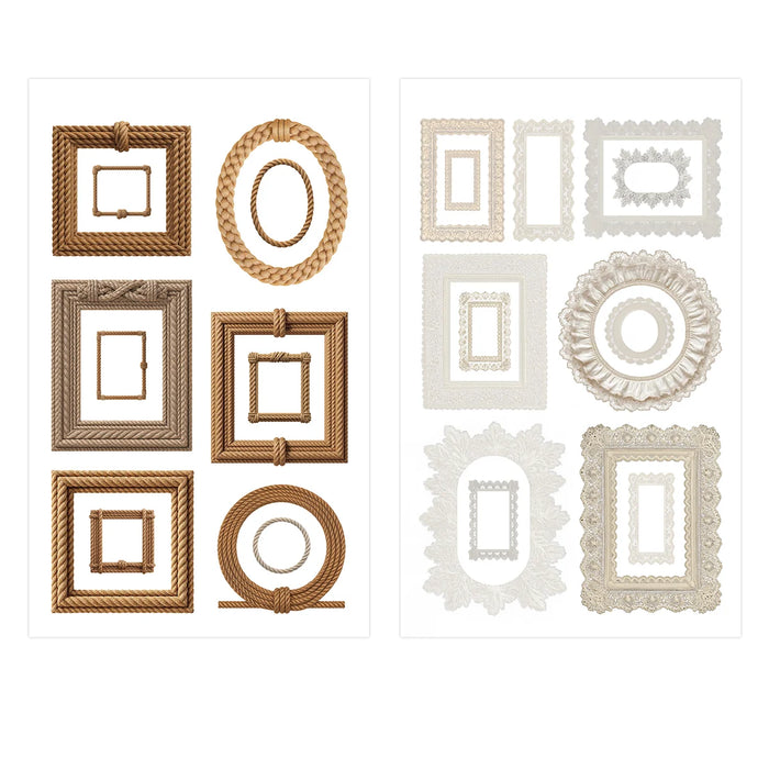 Decorative Frames PET Sticker Book