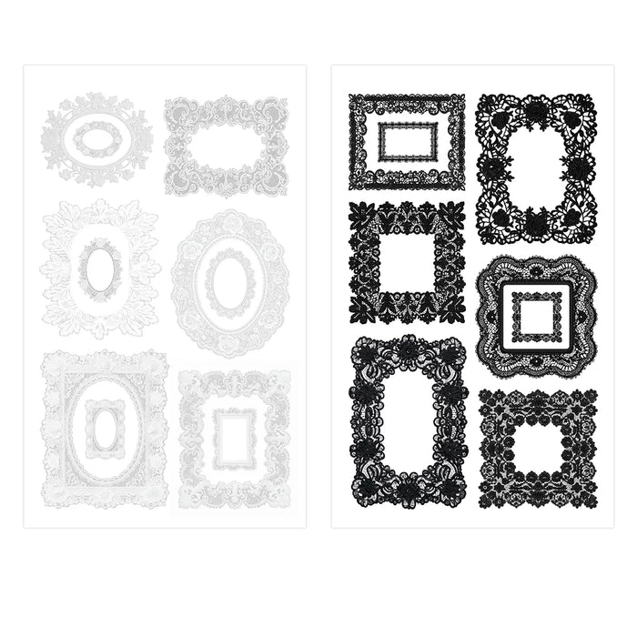 Decorative Frames PET Sticker Book