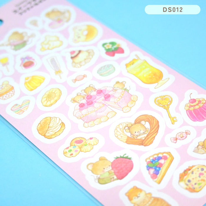 rainbowholic x Mie Daily Stickers - The Three Little Nezumi Sweets Time