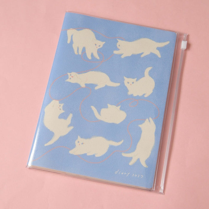 2027 A5 Monthly Planner - Cat