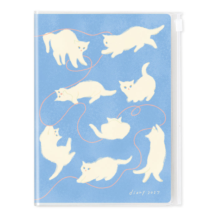 2027 A5 Monthly Planner - Cat