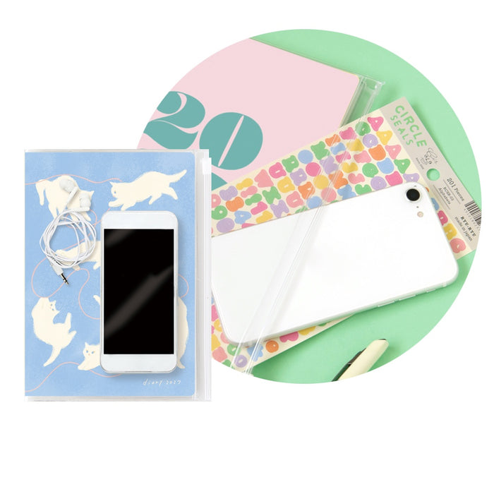 2027 A5 Monthly Planner - Cat