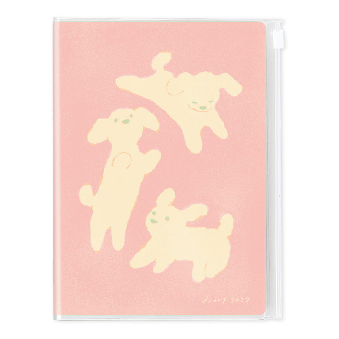 2027 A5 Monthly Planner - Dog