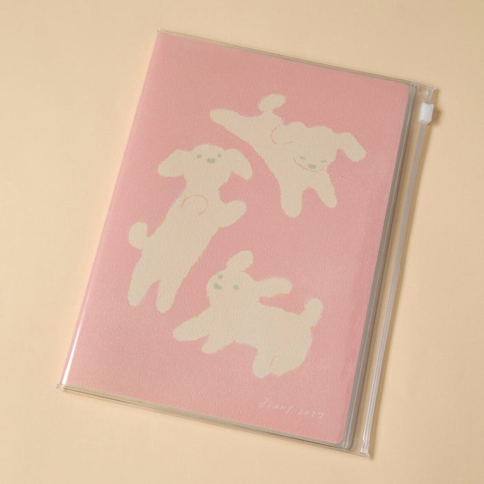 2027 A5 Monthly Planner - Dog