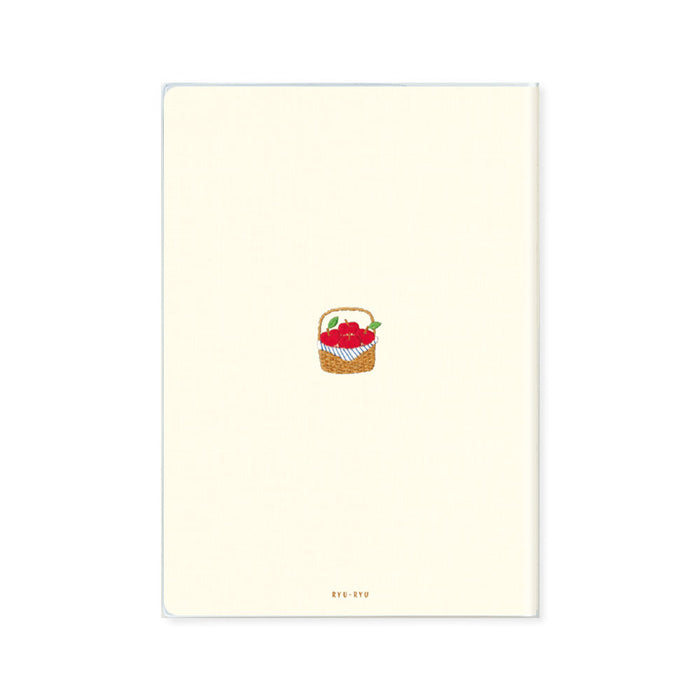 2027 B6 Monthly Planner - Embroidery Apple Pie