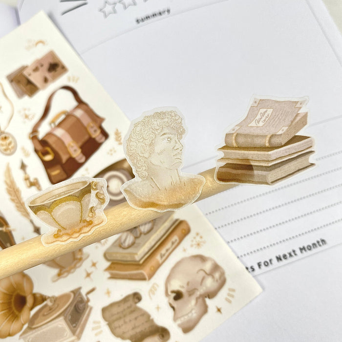 Sticker Sheet - Dark Academia