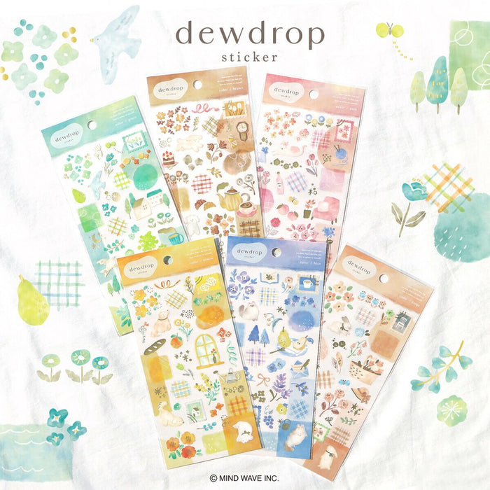 Mind Wave 'Dewdrop' Series Stickers - Beige