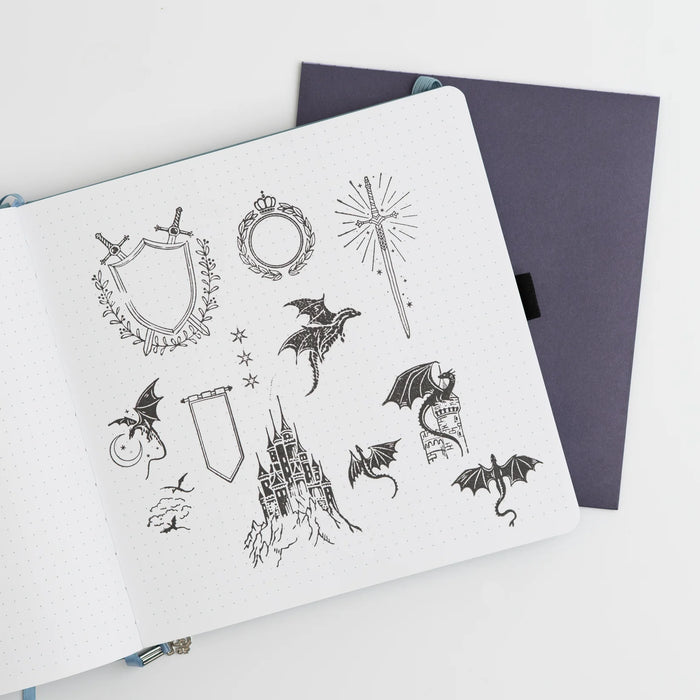 Acrylic Stamp Set - Dragon Spire