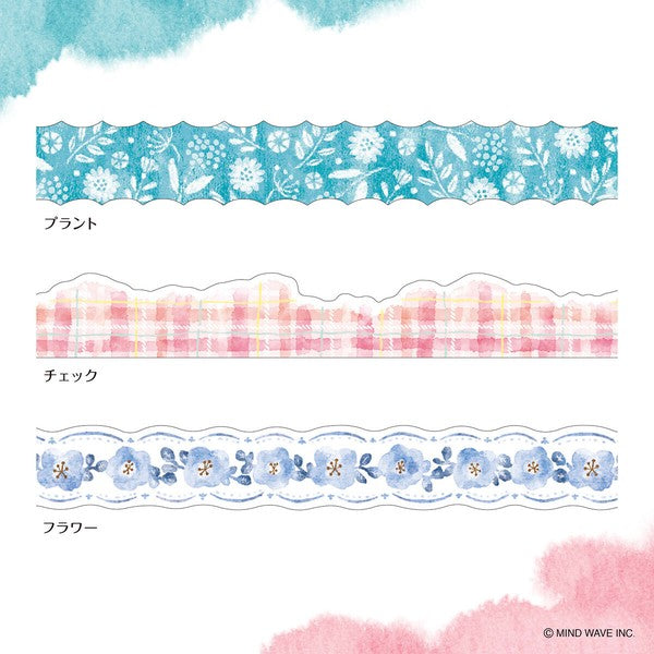 Mind Wave 'Draw' Series Die-Cut Washi Tape - Grape