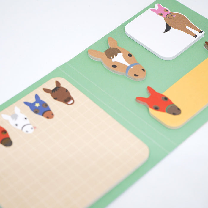 Sticky Note Set - Horse Faces