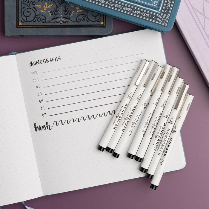 Monograph Brush Pens - Set of 3