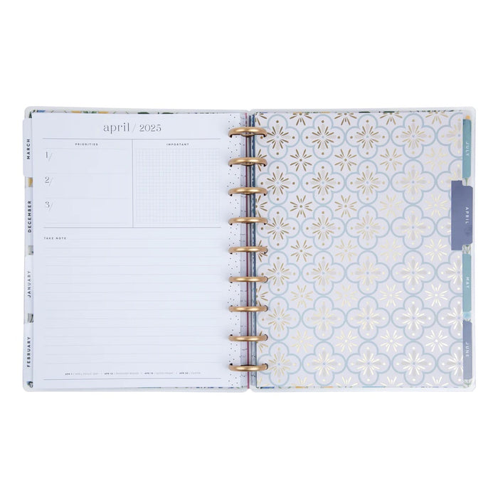 The Happy Planner 2024-2025 'Exotic Borders' CLASSIC VERTICAL Happy Planner - 18 Months