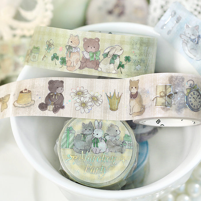 BGM 'Fairy Tale Party' Foil Washi Tape - Garden