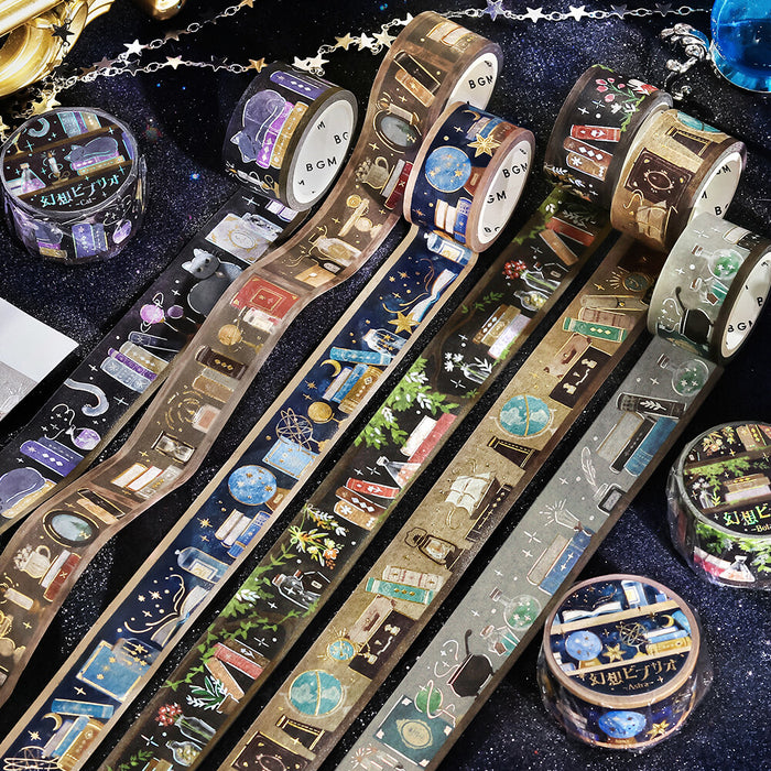BGM 'Fantasy Bookshelf' Foil Washi Tape - Astra