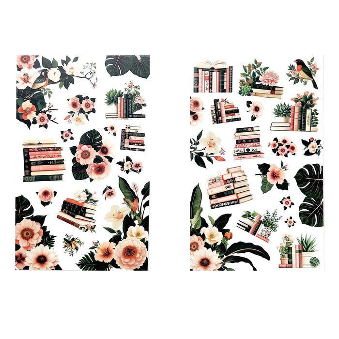 Fiction & Florals Deluxe Sticker Book