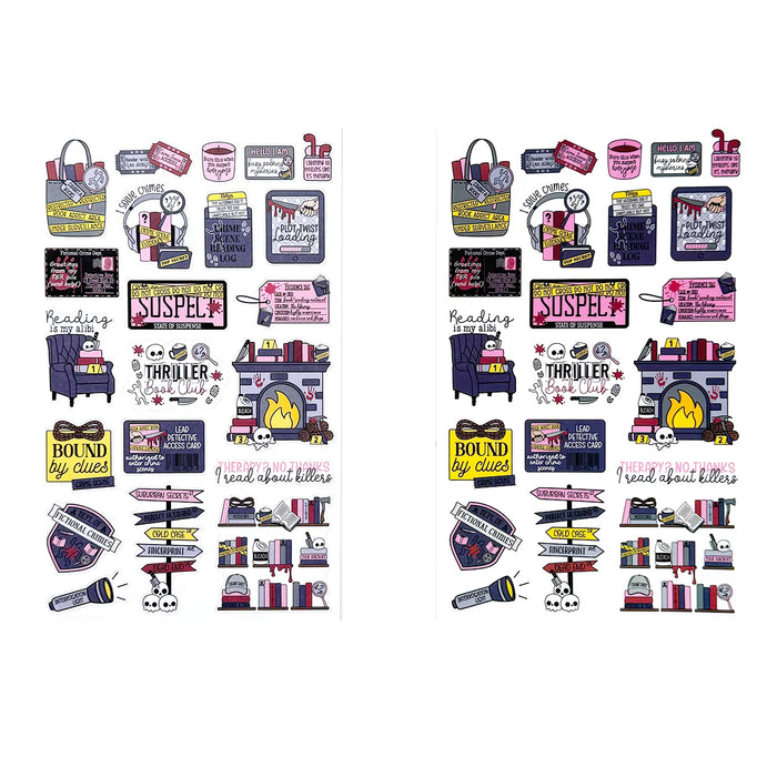 Fiction & Florals Deluxe Sticker Book