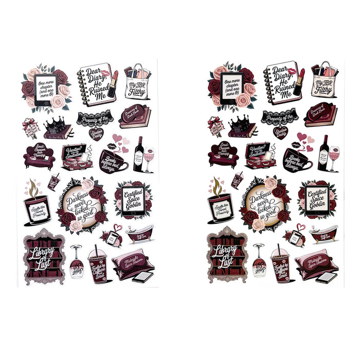 Fiction & Florals Deluxe Sticker Book