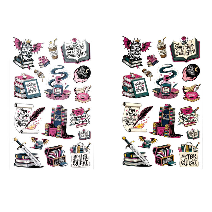 Fiction & Florals Deluxe Sticker Book