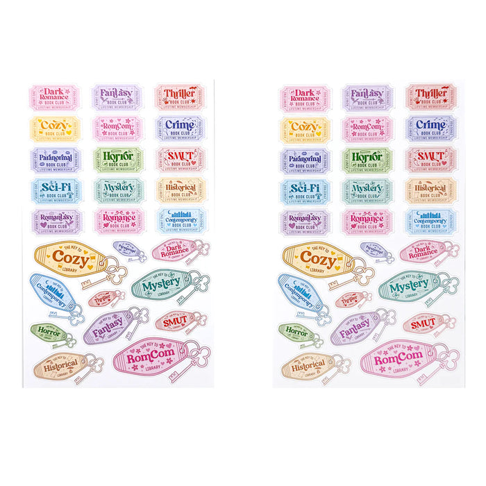 Fiction & Florals Deluxe Sticker Book