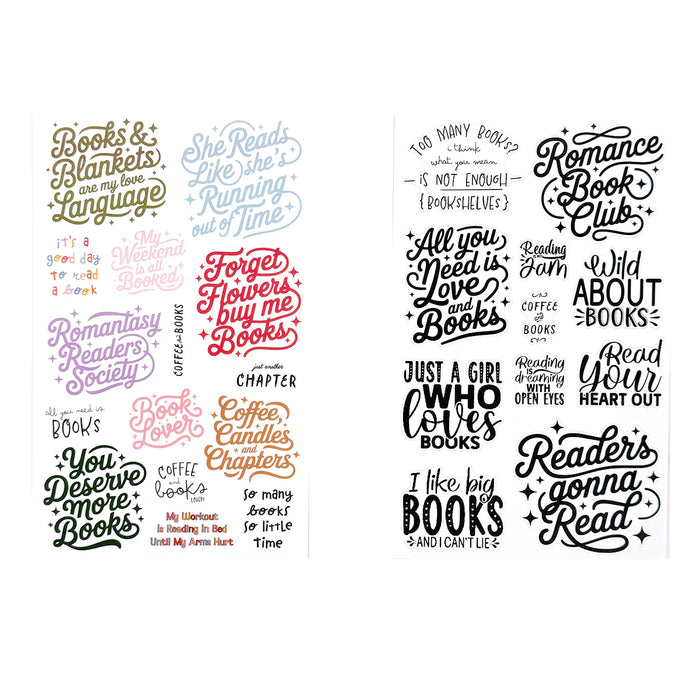 Fiction & Florals Deluxe Sticker Book