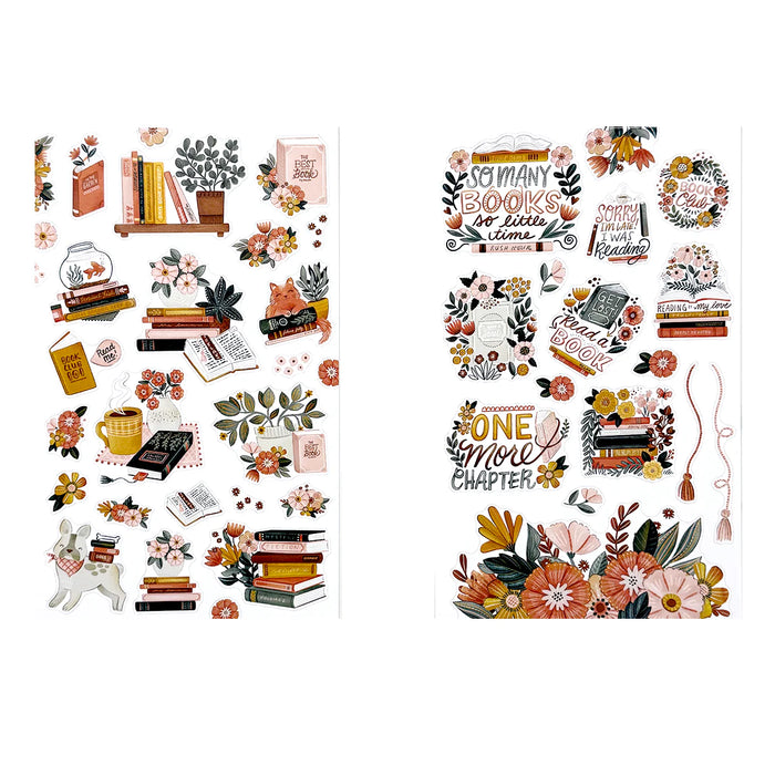 Fiction & Florals Deluxe Sticker Book