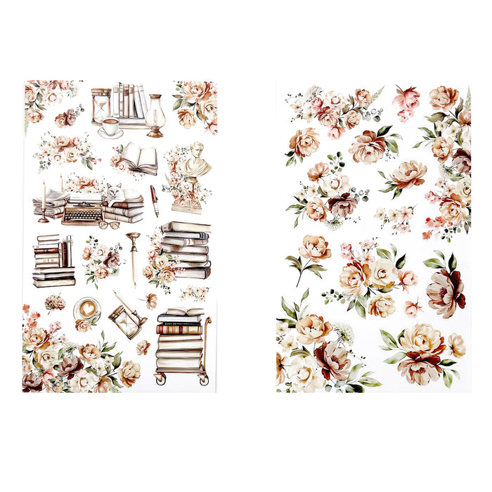 Fiction & Florals Deluxe Sticker Book