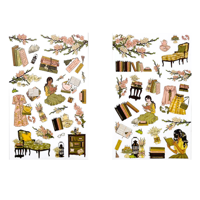 Fiction & Florals Deluxe Sticker Book